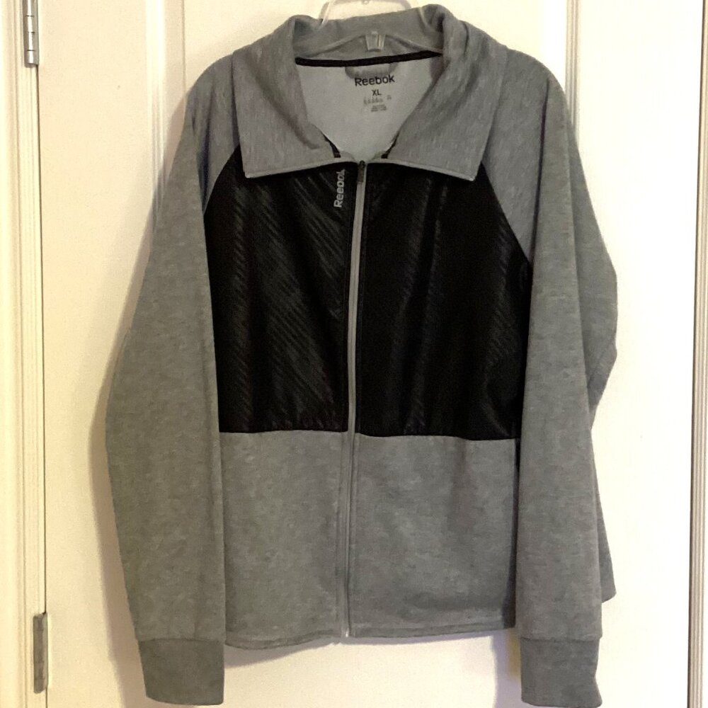 Reebok Play Dry Men's Lightweight Athletic Jacket Size XL Full Zip